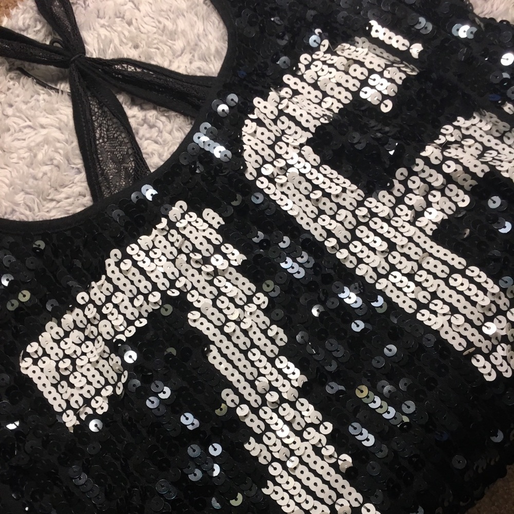 Sequin Halter top
